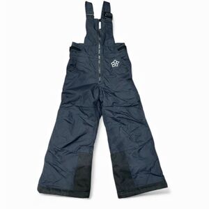 COLUMBIA VERTEX GIRLS SNOW SKI OVERALLS BIB SIZE 6 YOUTH PREOWNED BLACK